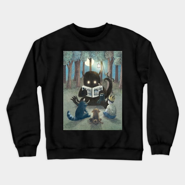 Reading Circle Crewneck Sweatshirt by Terry Fan